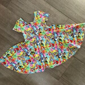 WRK Wild Rich Kids Disney Princesses EXTRA TWIRLY Casual Dress